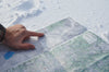 Topograph Snowy Mountains Outdoor Recreation Map