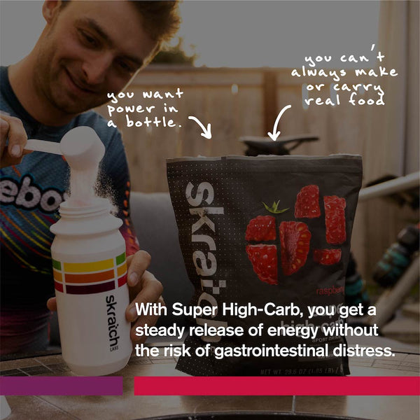 skratchLABS Super High-Carb Sports Drink Mix (840g Resealable Bag)