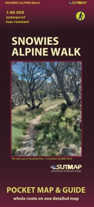Sutmap Snowies Alpine Walk Map 2025 Edition