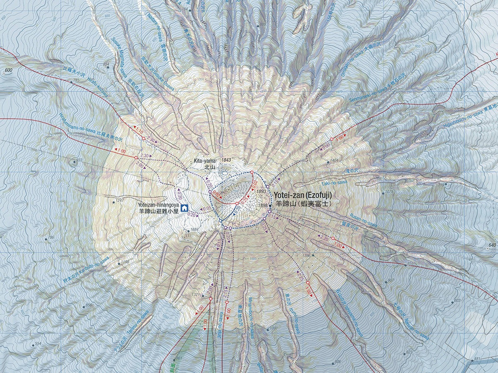 Hokkaido Wilds Niseko Backcountry Waterproof/Tearproof Ski Map