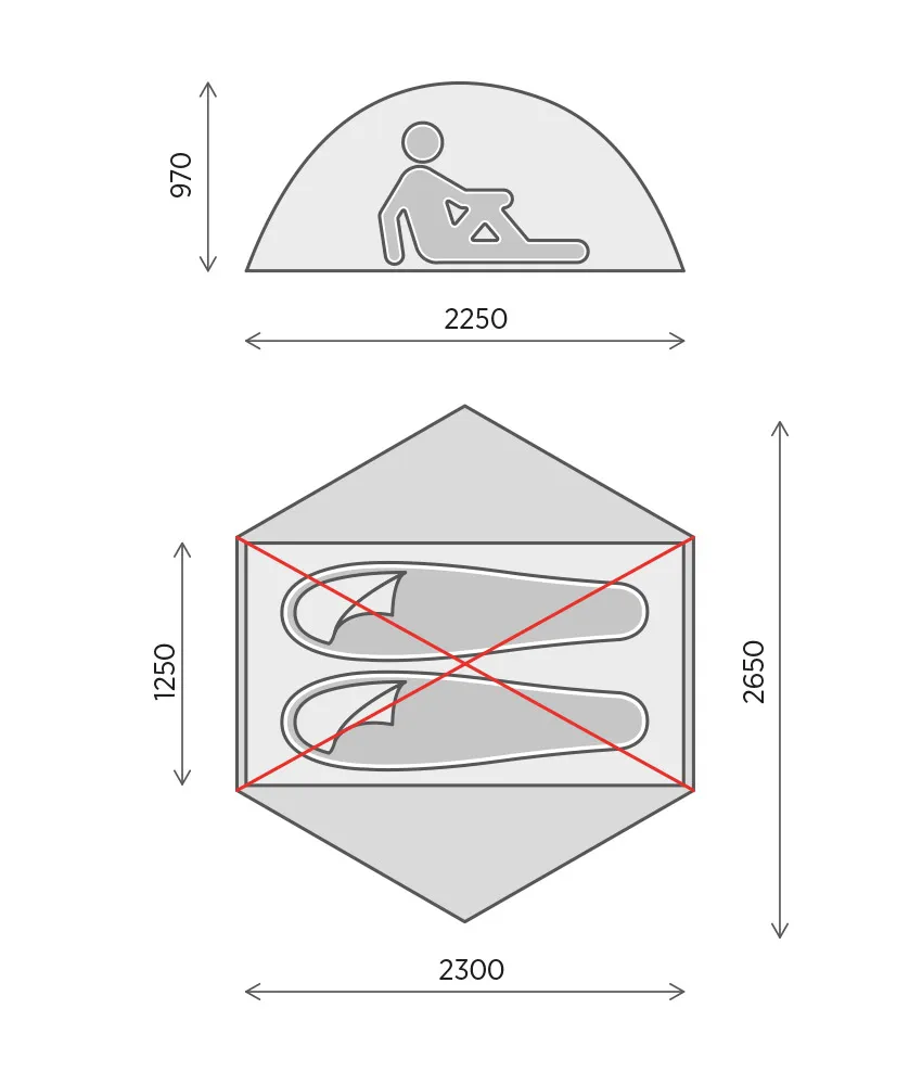 ONE PLANET Vagabond 2 Tent