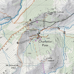 Topograph Snowy Mountains Outdoor Recreation Map 2Nd Edition (Folded)