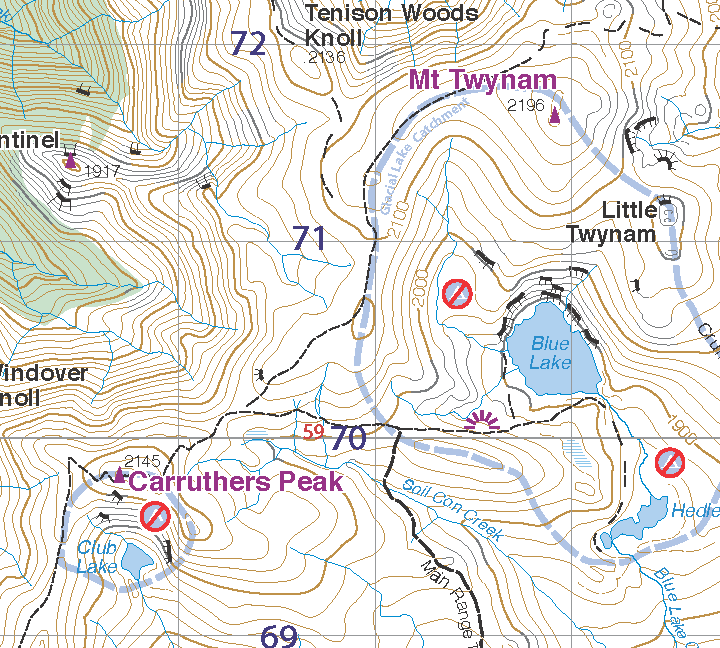Sutmap Mount Kosciuszko (Fifth Edition)