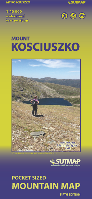 Sutmap Mount Kosciuszko (Fifth Edition)