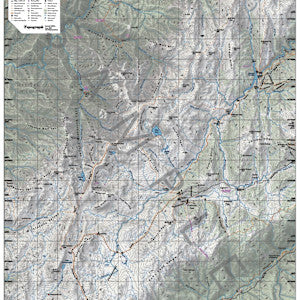 Topograph Snowy Mountains Outdoor Recreation Map 2Nd Edition (Folded)