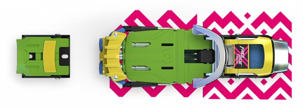 Rottefella NTN Freeride Rasta (Colour) Long Binding