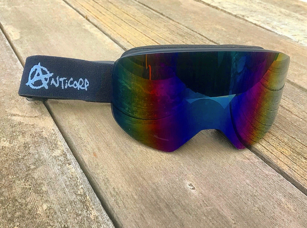 Anticorp Frameless Otg Goggle Mirror Lens(Adult, Black/Pink)