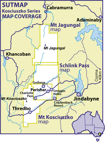 Sutmap Mount Kosciuszko Map